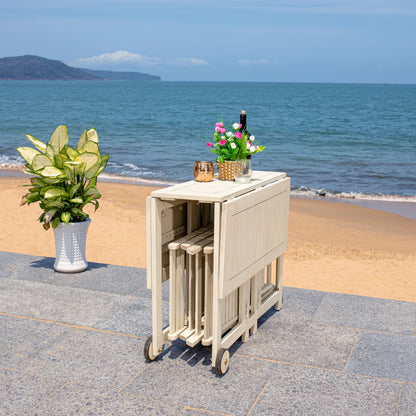 Set da pranzo per esterni SAFAVIEH Brandy da 5 pezzi - 43Lx35Px29A