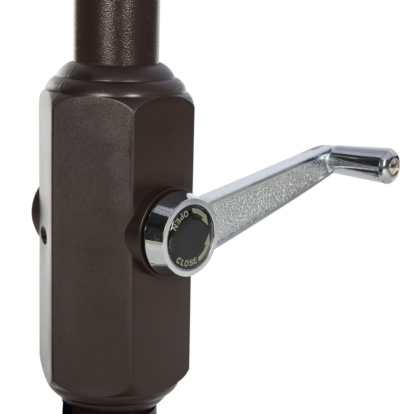 Ombrellone rotondo a manovella SAFAVIEH Outdoor Jaylee da 11 piedi