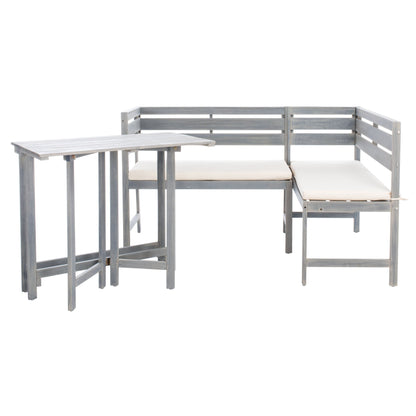 Set da salotto angolare per balcone Kenna da esterno SAFAVIEH, 3 pezzi - 39Lx19Px33A
