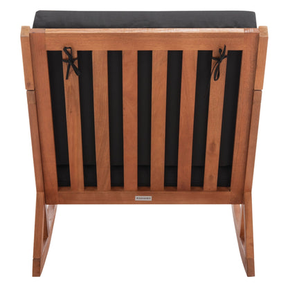 Sedia a dondolo da esterno SAFAVIEH Makaila con cuscino - 26L x 31P x 38A