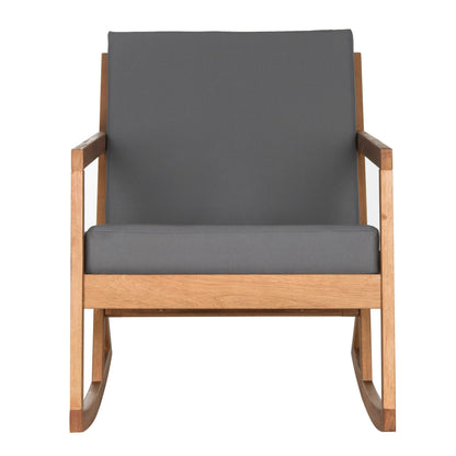 Sedia a dondolo da esterno SAFAVIEH Makaila con cuscino - 26L x 31P x 38A