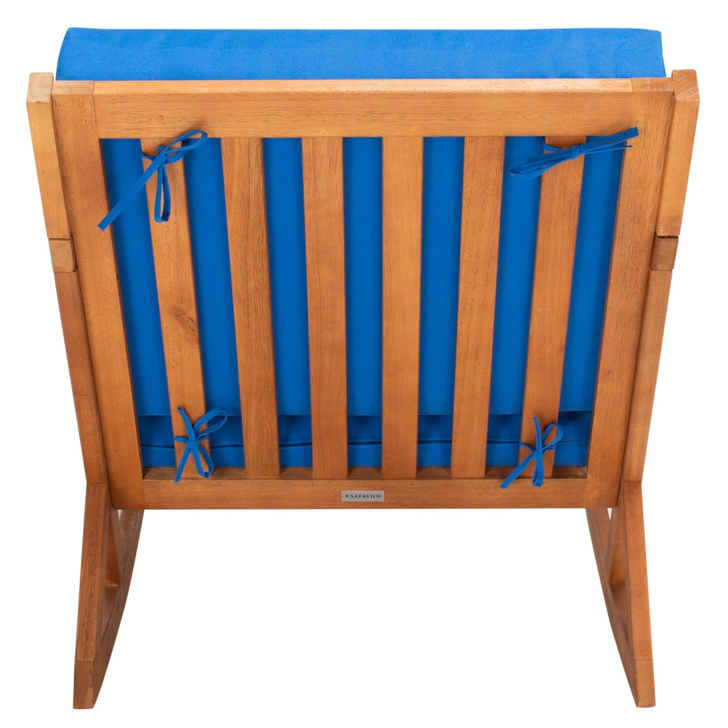 Sedia a dondolo da esterno SAFAVIEH Makaila con cuscino - 26L x 31P x 38A