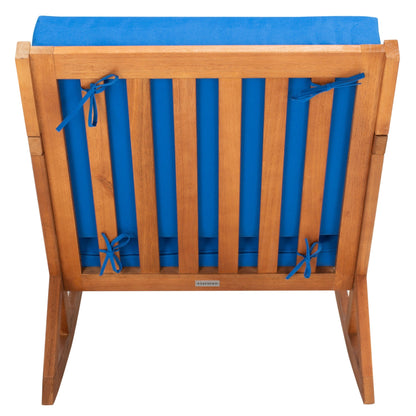 Sedia a dondolo da esterno SAFAVIEH Makaila con cuscino - 26L x 31P x 38A