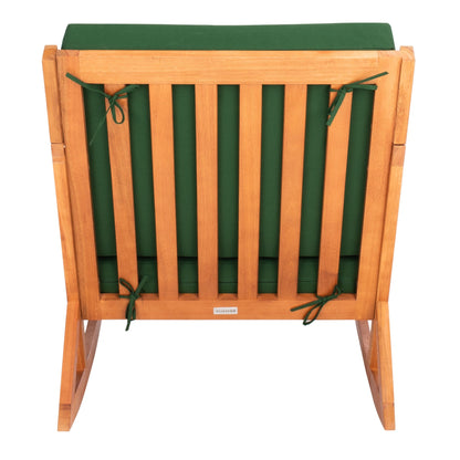 Sedia a dondolo da esterno SAFAVIEH Makaila con cuscino - 26L x 31P x 38A