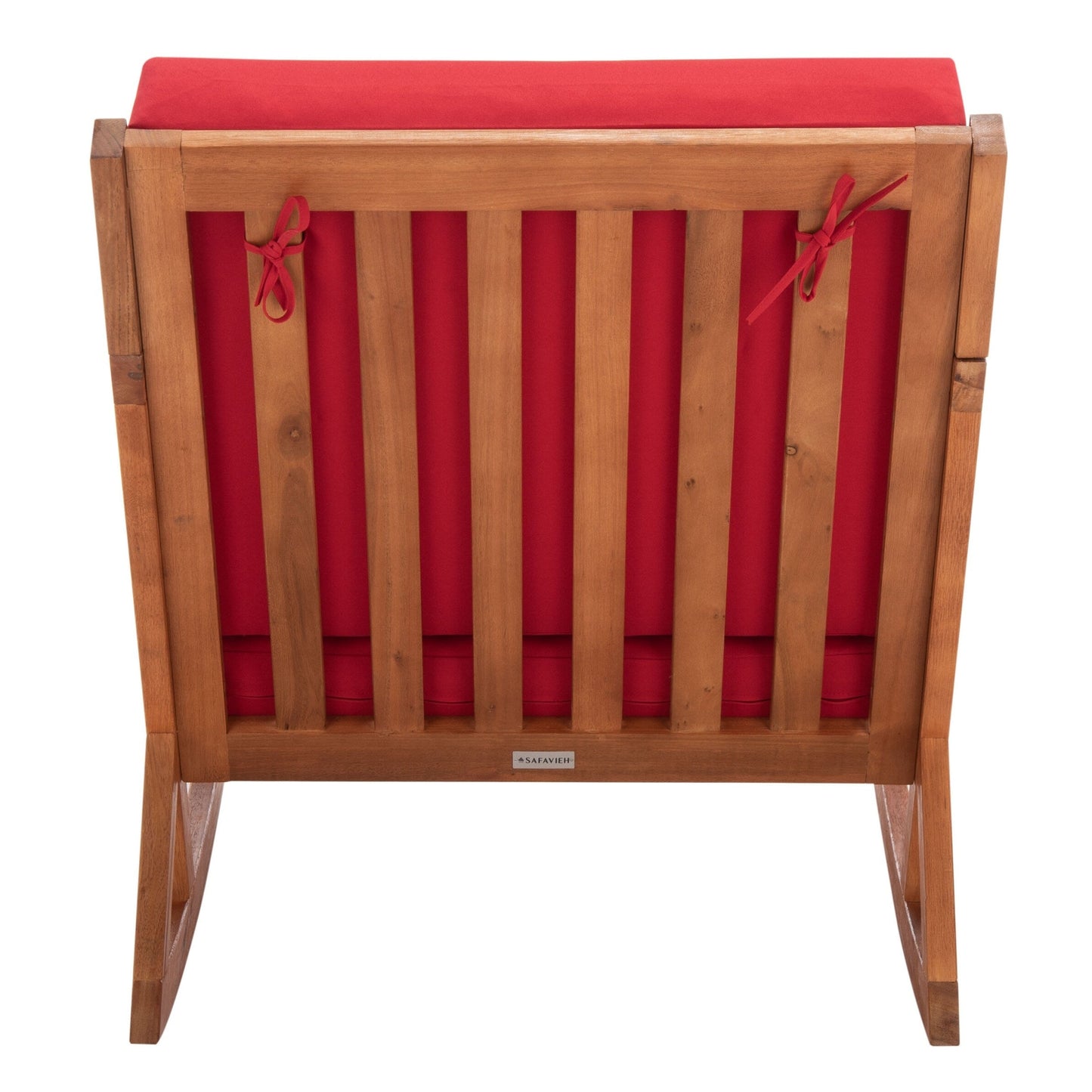 Sedia a dondolo da esterno SAFAVIEH Makaila con cuscino - 26L x 31P x 38A