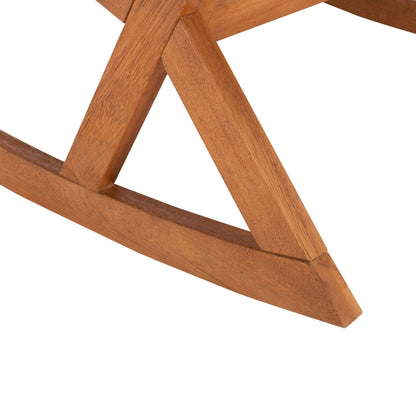 Sedia a dondolo da esterno SAFAVIEH Makaila con cuscino - 26L x 31P x 38A