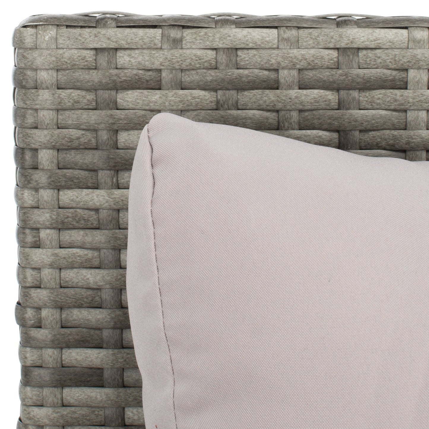 Divano letto da esterno in vimini Taniyah SAFAVIEH con cuscino e cuscini - 53L x 28P x 62A