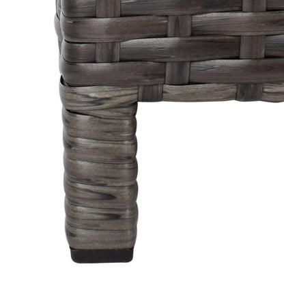 Divano letto da esterno in vimini Taniyah SAFAVIEH con cuscino e cuscini - 53L x 28P x 62A