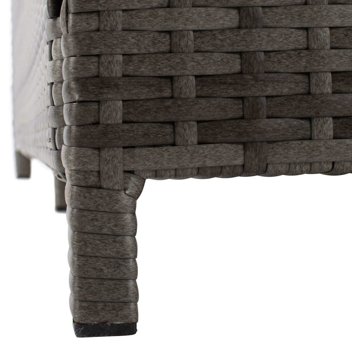 Divano letto da esterno in vimini Taniyah SAFAVIEH con cuscino e cuscini - 53L x 28P x 62A