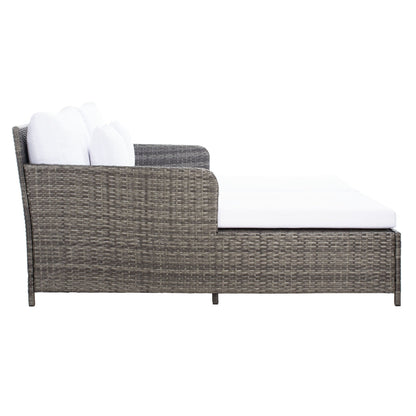 Divano letto da esterno in vimini Taniyah SAFAVIEH con cuscino e cuscini - 53L x 28P x 62A