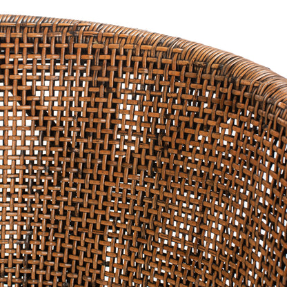 Sgabello da bar SAFAVIEH Virona Rattan da 30 pollici - 22,3 L x 20,5 L x 39 A - 22 L x 21 P x 39 A
