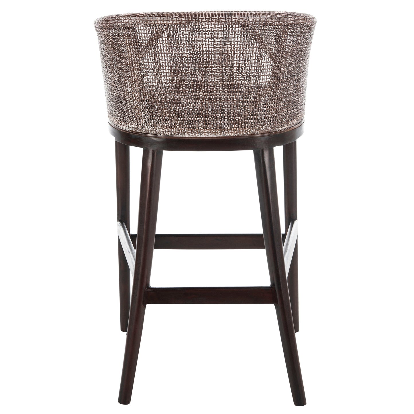 Sgabello da bar SAFAVIEH Virona Rattan da 30 pollici - 22,3 L x 20,5 L x 39 A - 22 L x 21 P x 39 A