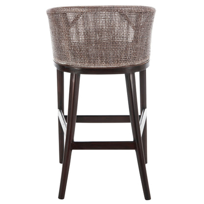 Sgabello da bar SAFAVIEH Virona Rattan da 30 pollici - 22,3 L x 20,5 L x 39 A - 22 L x 21 P x 39 A