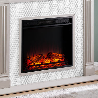 Inserto per camino elettrico SEI Furniture da 23 basi con telecomando