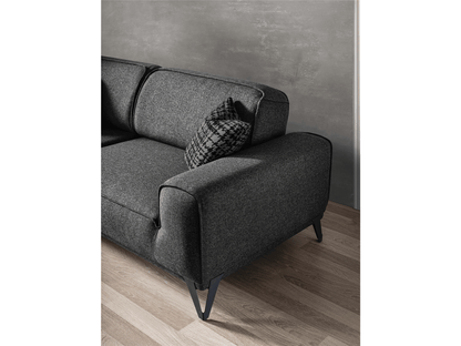 Divano letto Bursa grigio chiaro