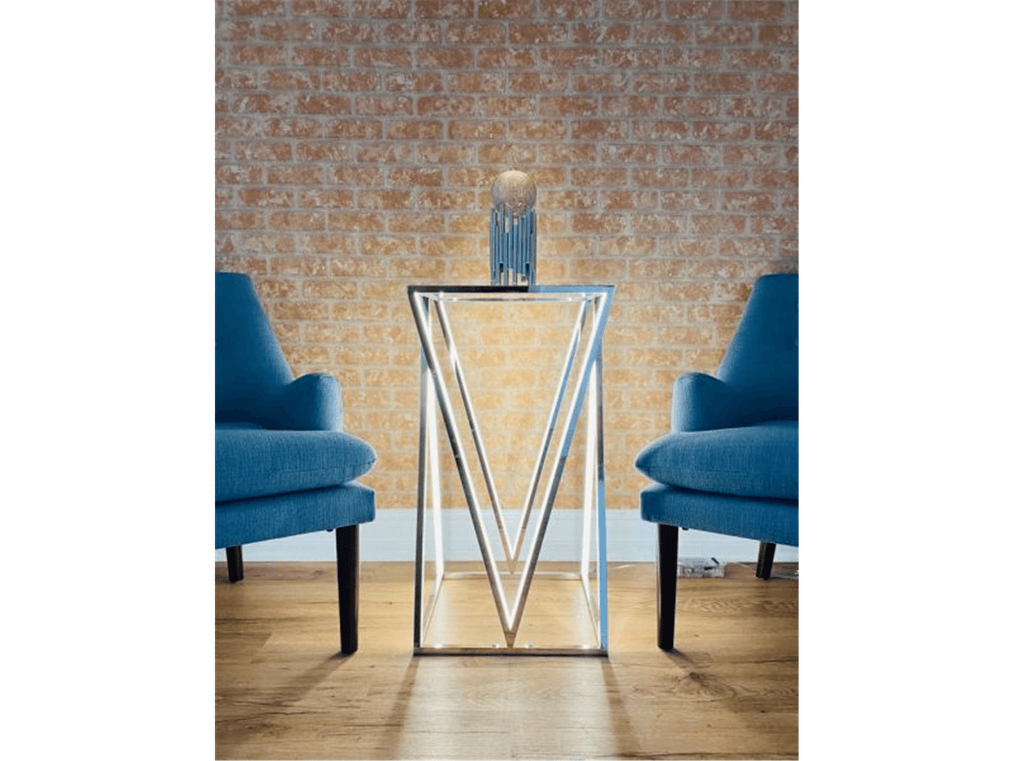 Tavolino laterale a LED