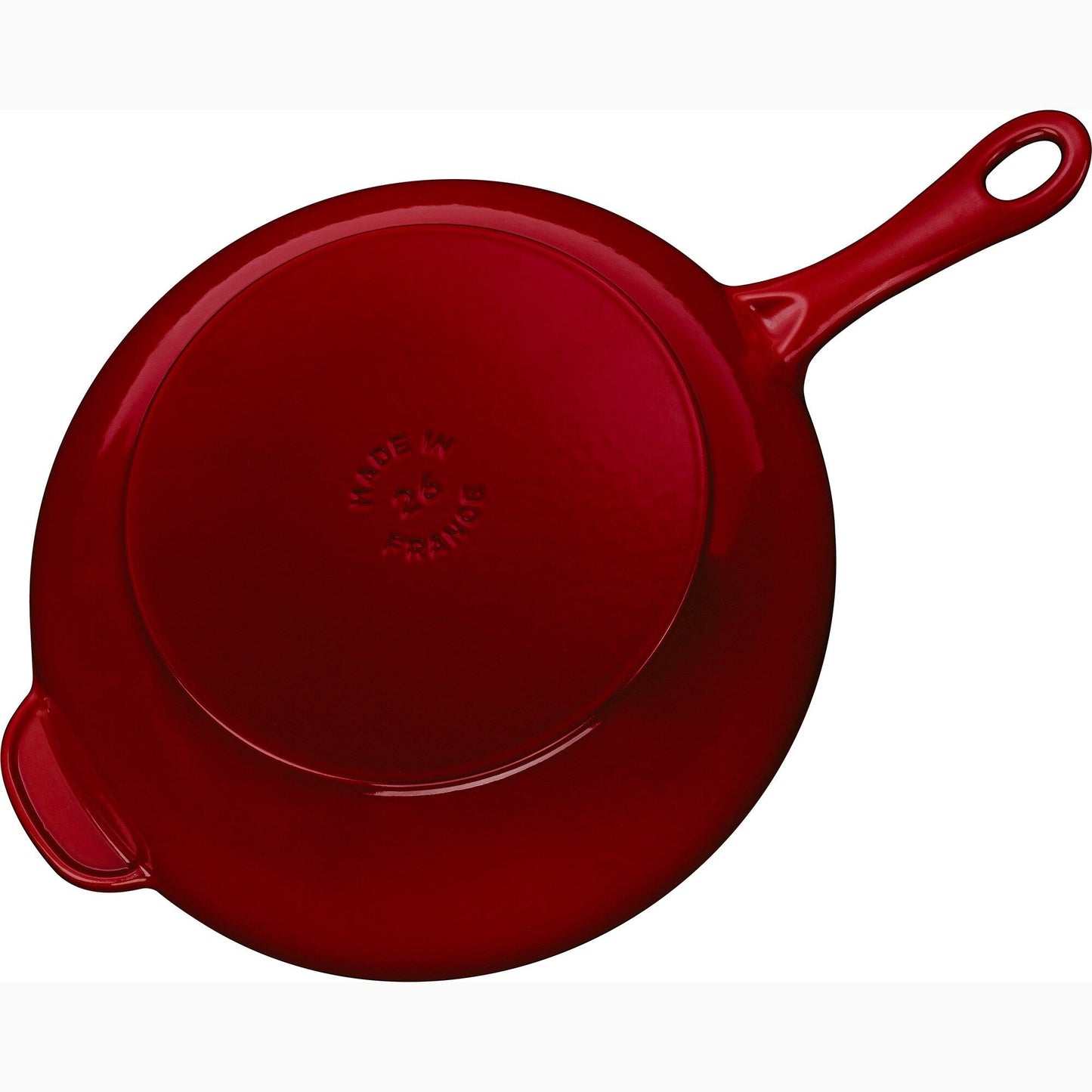 STAUB Padella in ghisa da 2,9 qt con coperchio in vetro