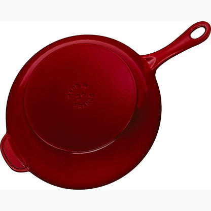 STAUB Padella in ghisa da 2,9 qt con coperchio in vetro