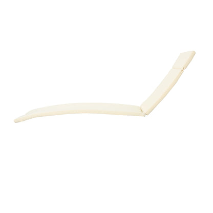 Set di cuscini da esterno Salem per chaise longue - Solo cuscini (set di 2) di Christopher Knight Home - 79,25 L x 27,50 W x 1,50 H