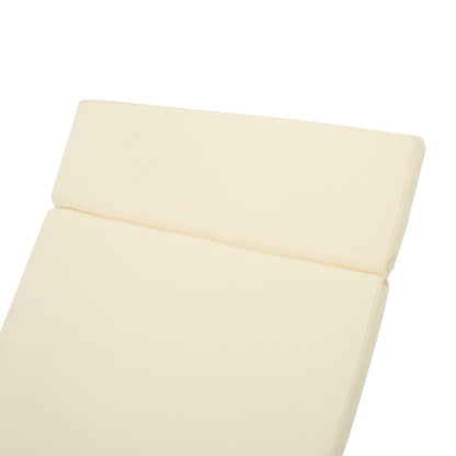 Set di cuscini da esterno Salem per chaise longue - Solo cuscini (set di 2) di Christopher Knight Home - 79,25 L x 27,50 W x 1,50 H