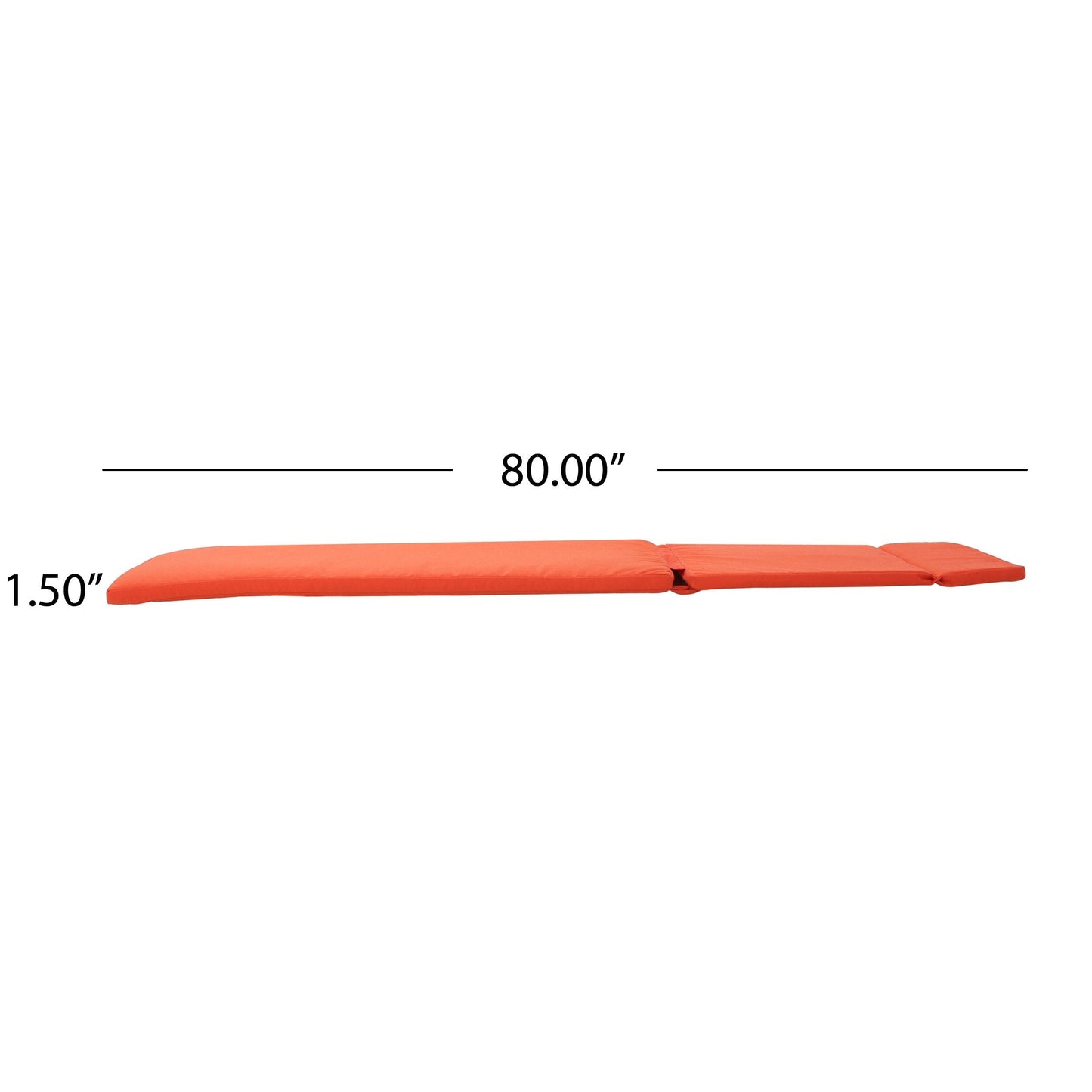 Set di cuscini da esterno Salem per chaise longue - Solo cuscini (set di 2) di Christopher Knight Home - 79,25 L x 27,50 W x 1,50 H