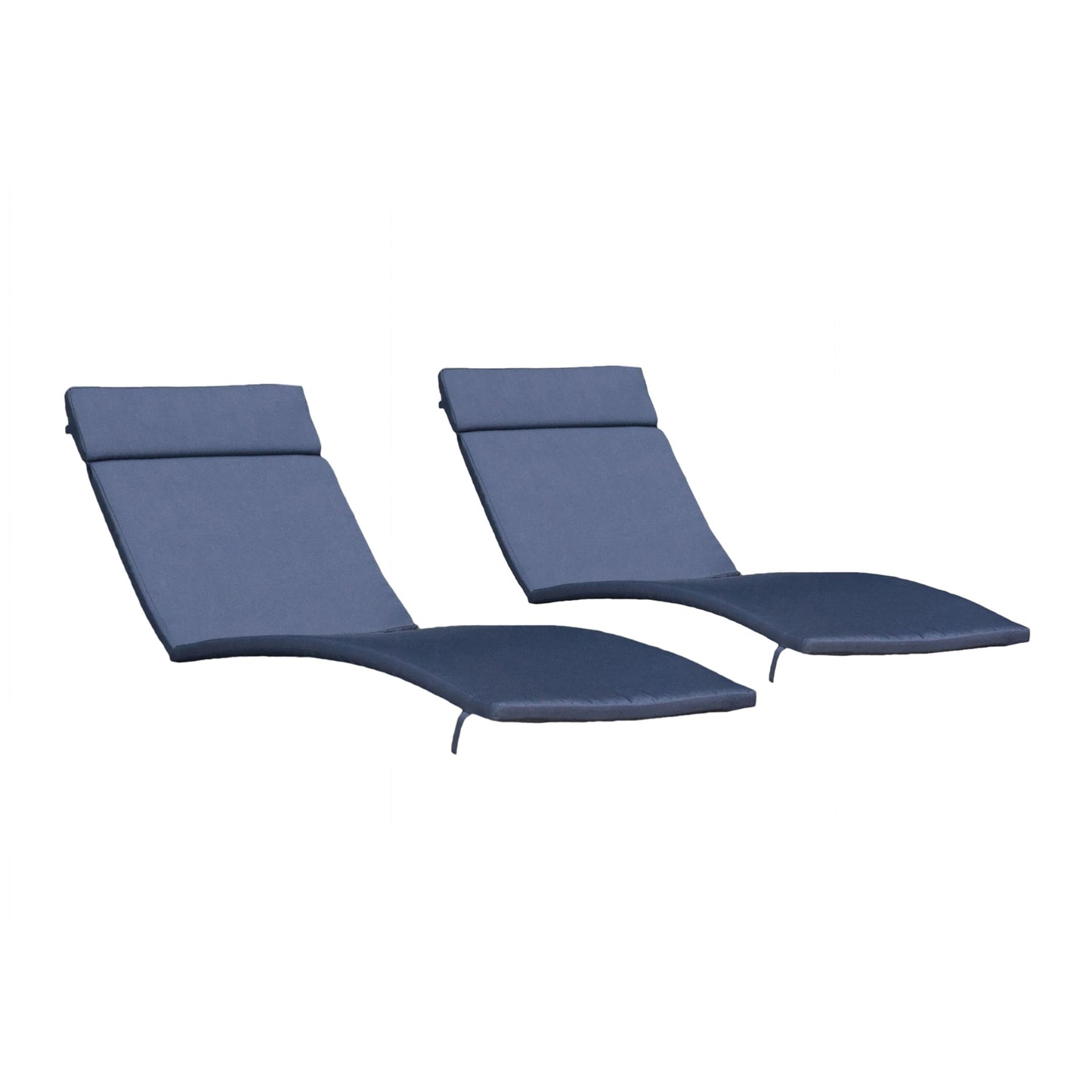 Set di cuscini da esterno Salem per chaise longue - Solo cuscini (set di 2) di Christopher Knight Home - 79,25 L x 27,50 W x 1,50 H