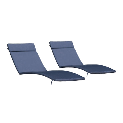 Set di cuscini da esterno Salem per chaise longue - Solo cuscini (set di 2) di Christopher Knight Home - 79,25 L x 27,50 W x 1,50 H