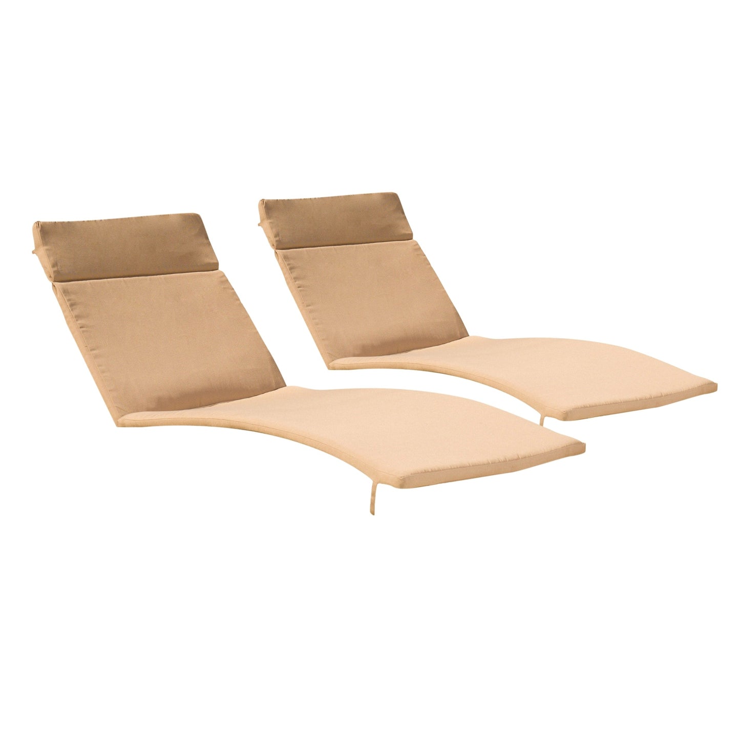 Set di cuscini da esterno Salem per chaise longue - Solo cuscini (set di 2) di Christopher Knight Home - 79,25 L x 27,50 W x 1,50 H