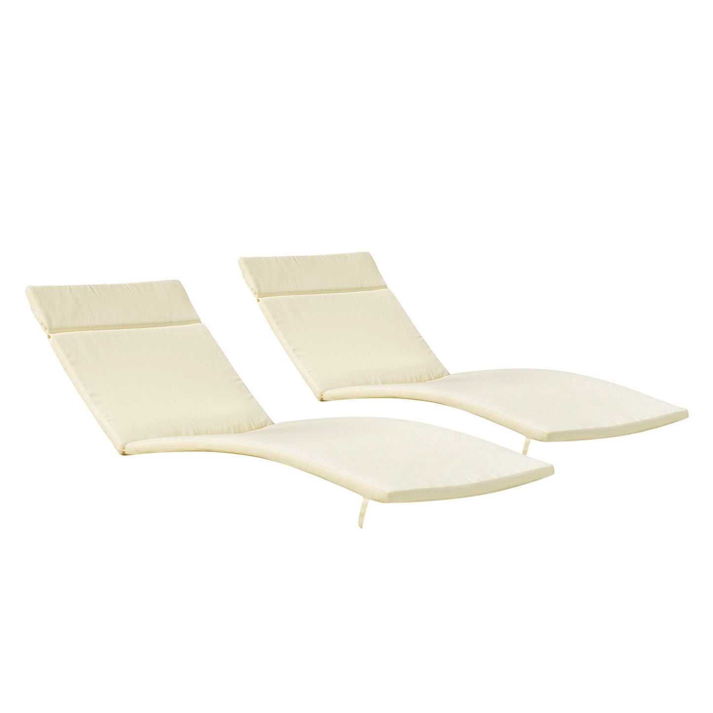Set di cuscini da esterno Salem per chaise longue - Solo cuscini (set di 2) di Christopher Knight Home - 79,25 L x 27,50 W x 1,50 H