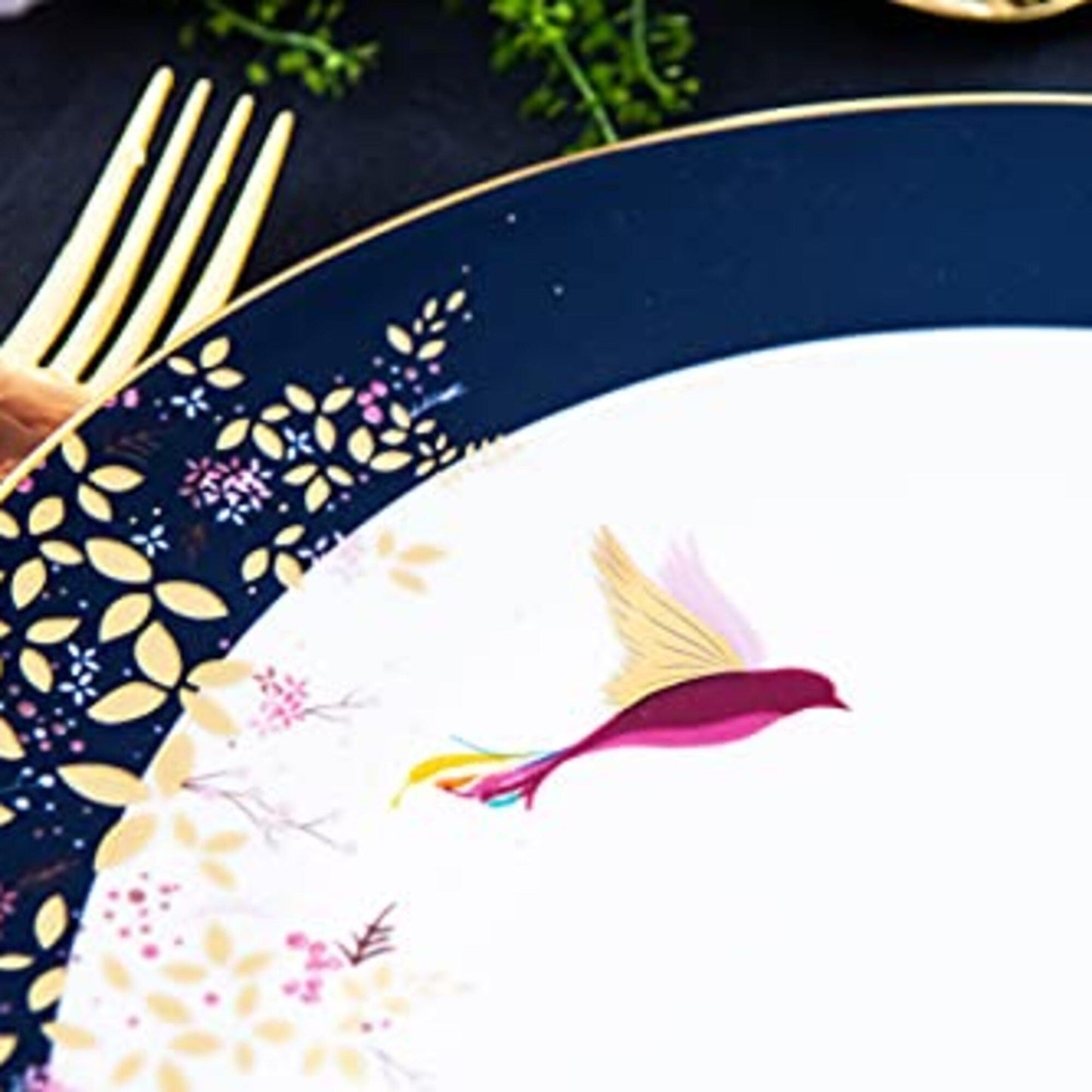 Set di stoviglie da 12 pezzi Sara Miller London Chelsea: 11 piatti piani, 8 piatti da portata, 6 ciotole