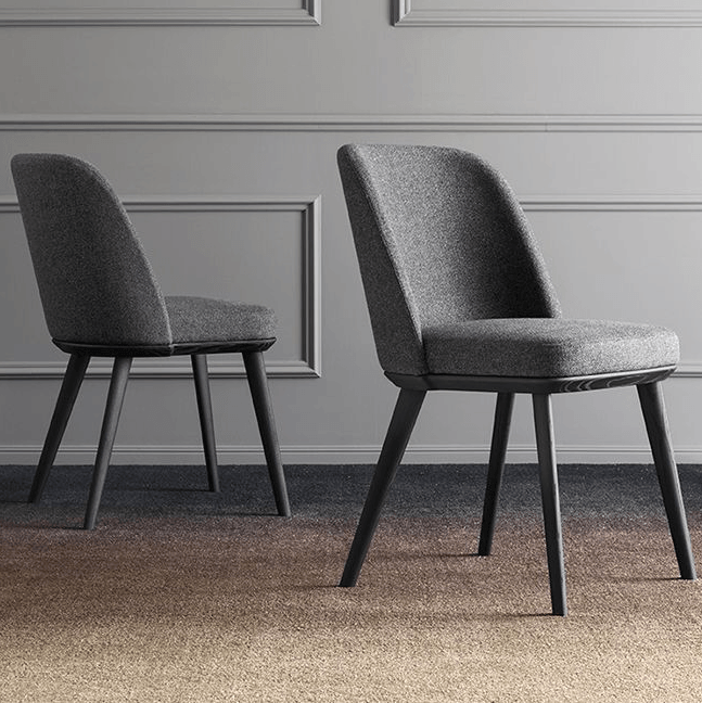 Sedia da pranzo in tessuto Foyer