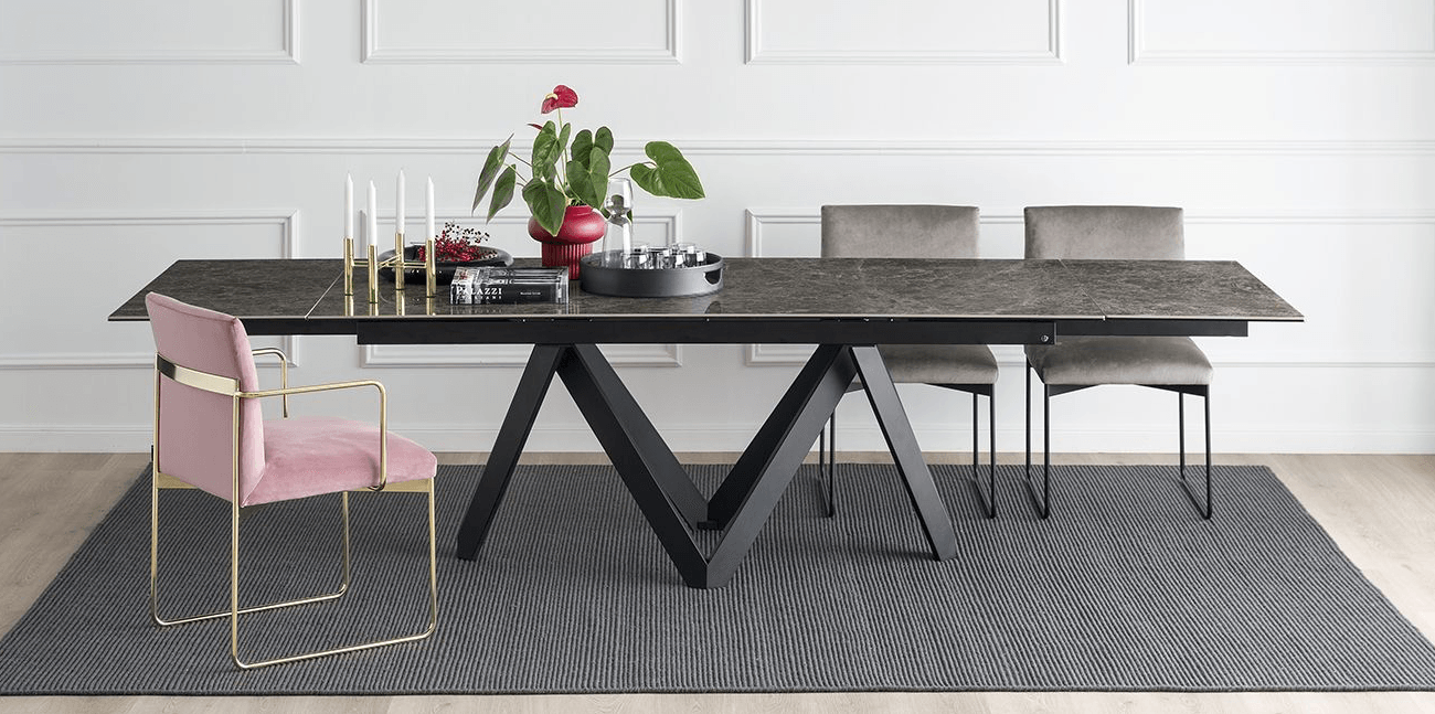 Sedia da pranzo in tessuto Gala