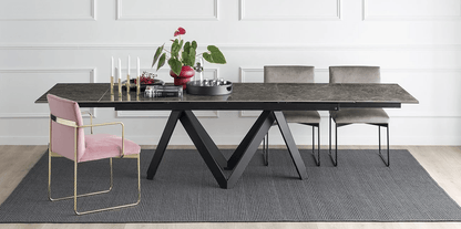 Sedia da pranzo in tessuto Gala