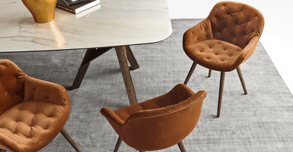 Sedia da pranzo Igloo, imbottita