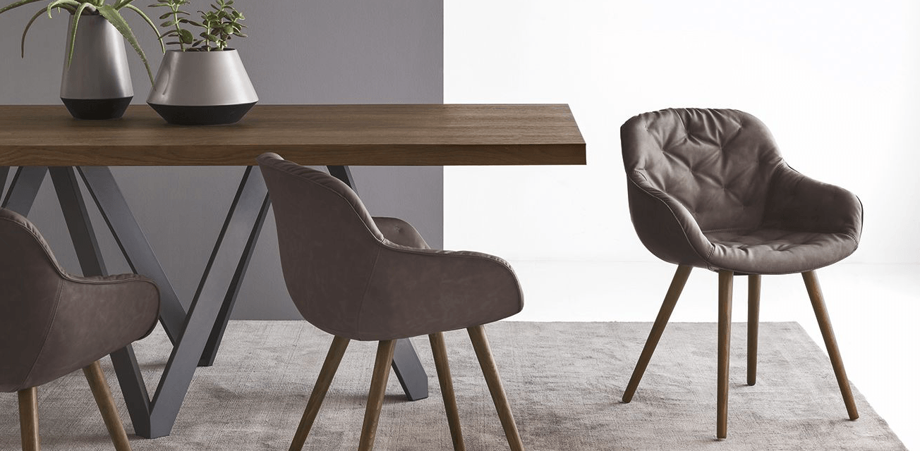 Sedia da pranzo Igloo, imbottita