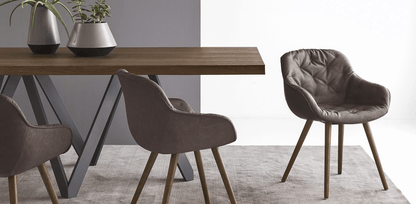 Sedia da pranzo Igloo, imbottita