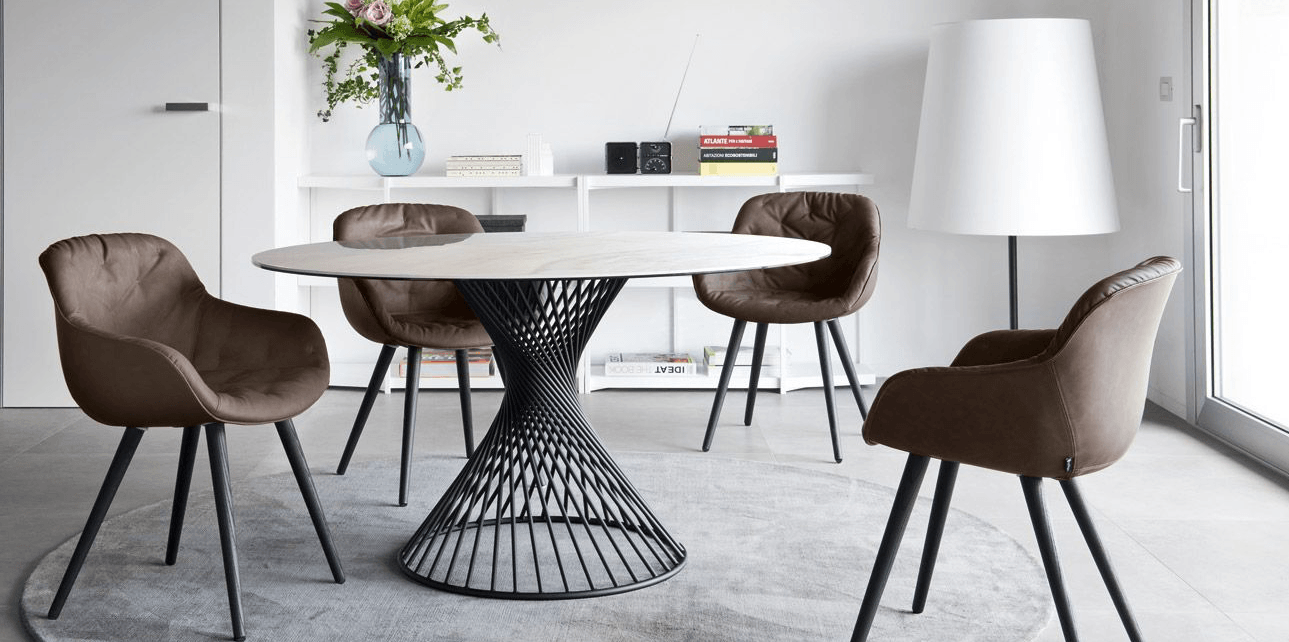 Sedia da pranzo Igloo, imbottita