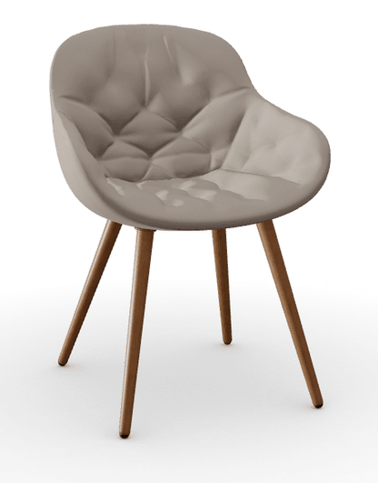 Sedia da pranzo Igloo, imbottita