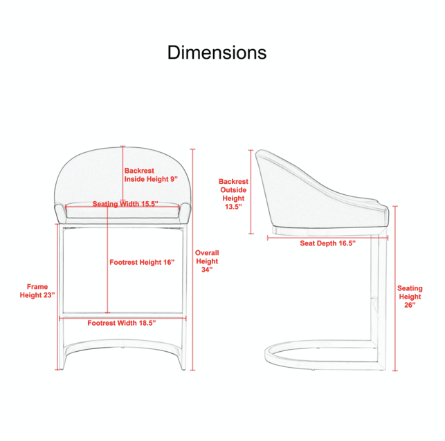 Sgabelli da bar Otto