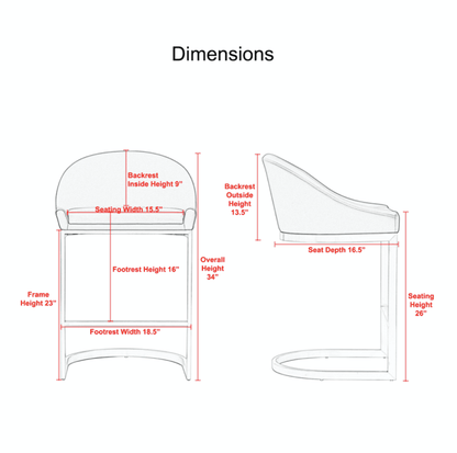 Sgabelli da bar Otto