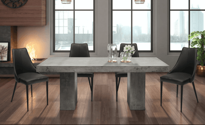 Tavolo da pranzo da esterno Claire in cemento