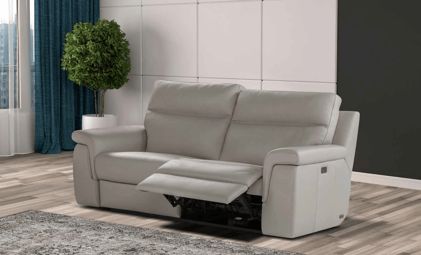 Poltrona reclinabile elettrica a 3 posti Alana