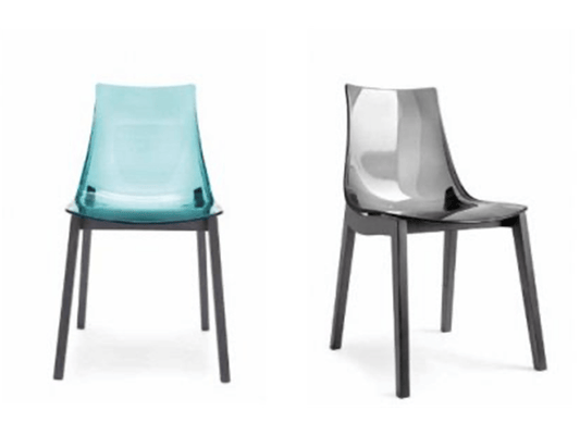 Sedia da pranzo moderna italiana a LED