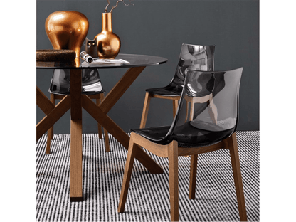 Sedia da pranzo moderna italiana a LED