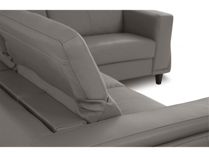 Divano componibile in pelle Kami