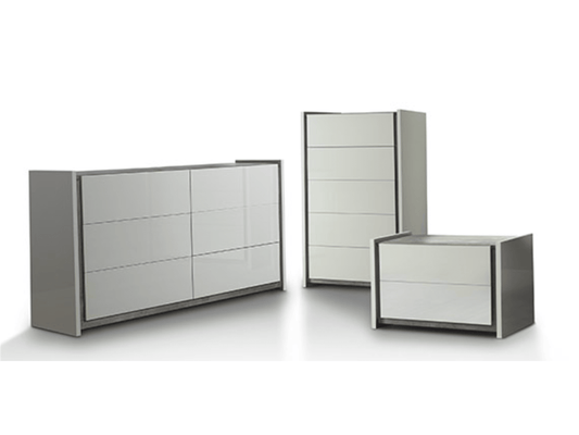 Comodino Valeria Grigio