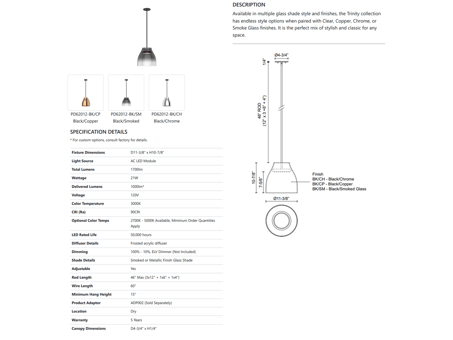 Ciondolo Dolby Fumè