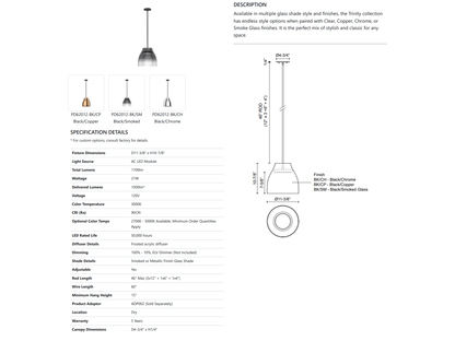 Ciondolo Dolby Fumè