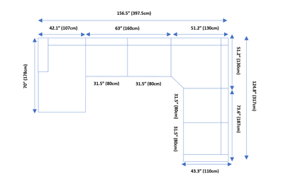 Divano componibile in pelle Gamma