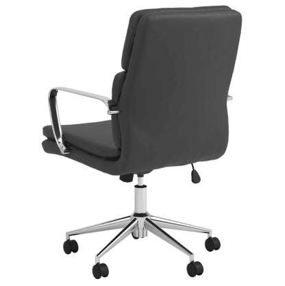 Sedia da ufficio di metà secolo con schienale medio